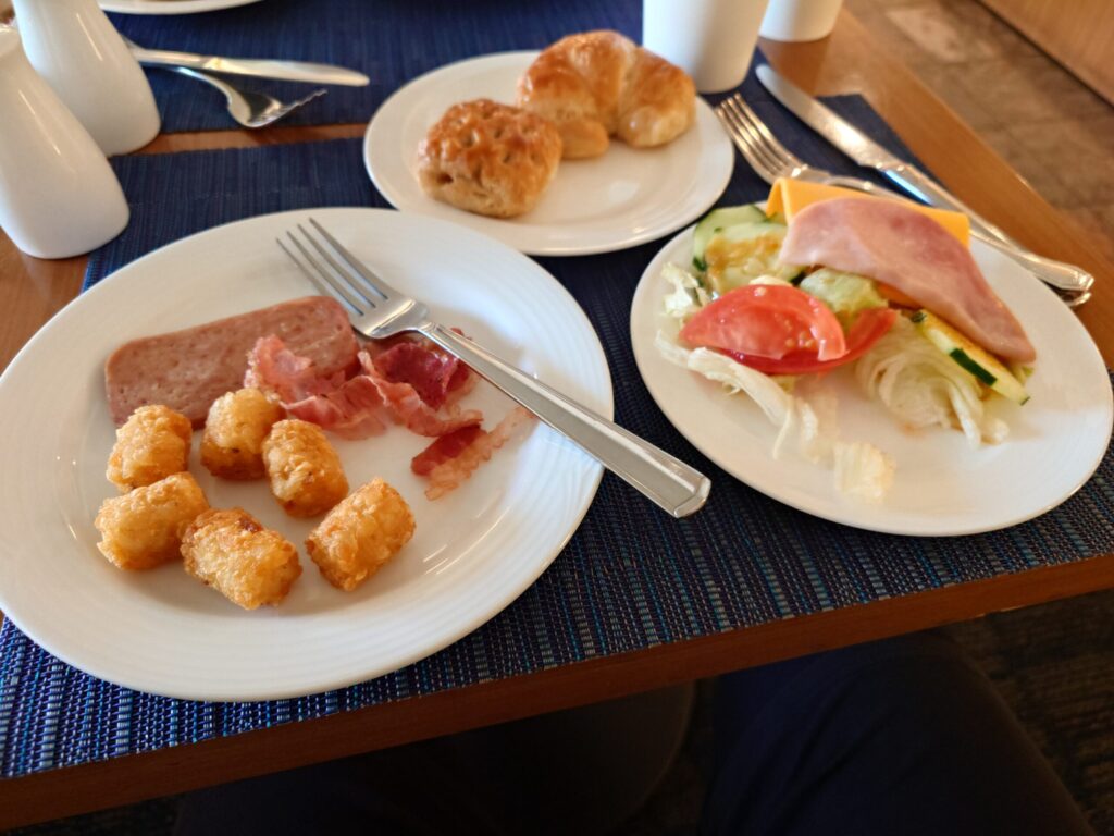 ヒルトングアムエグゼクティブランジの朝食