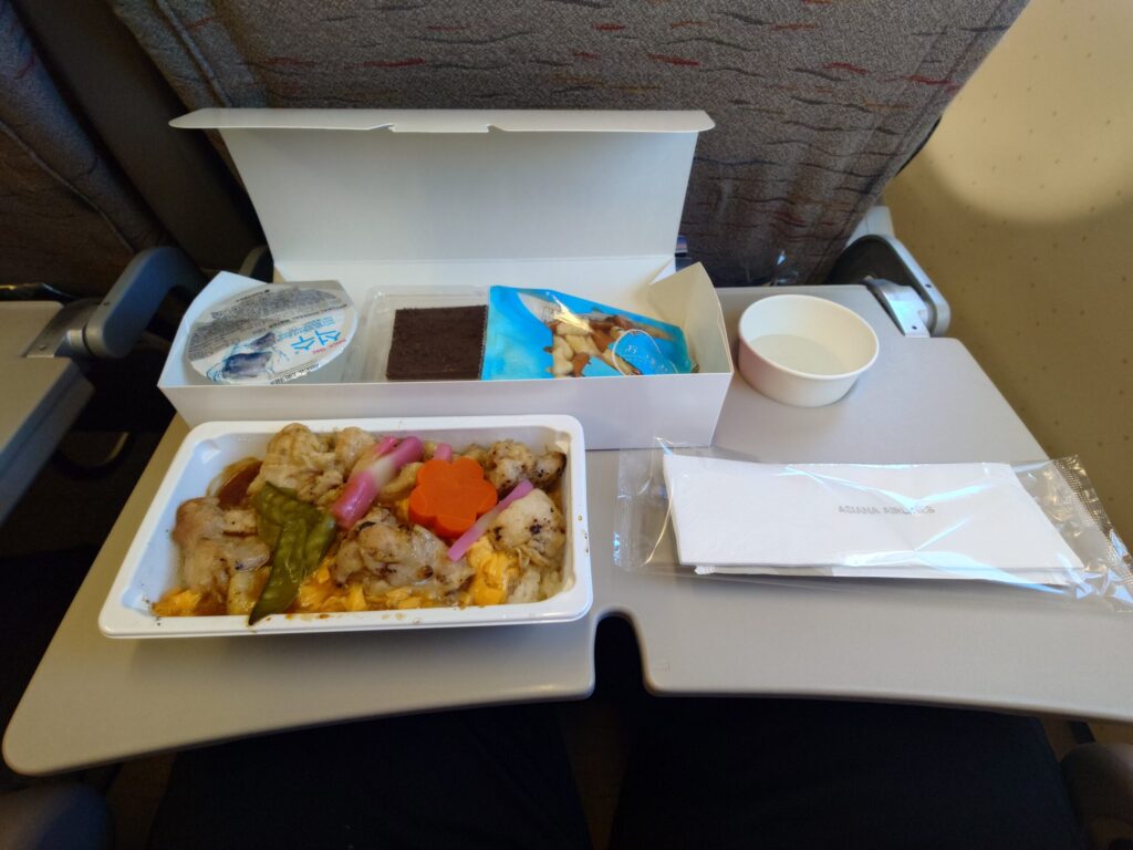アシアナ航空金浦行機内食