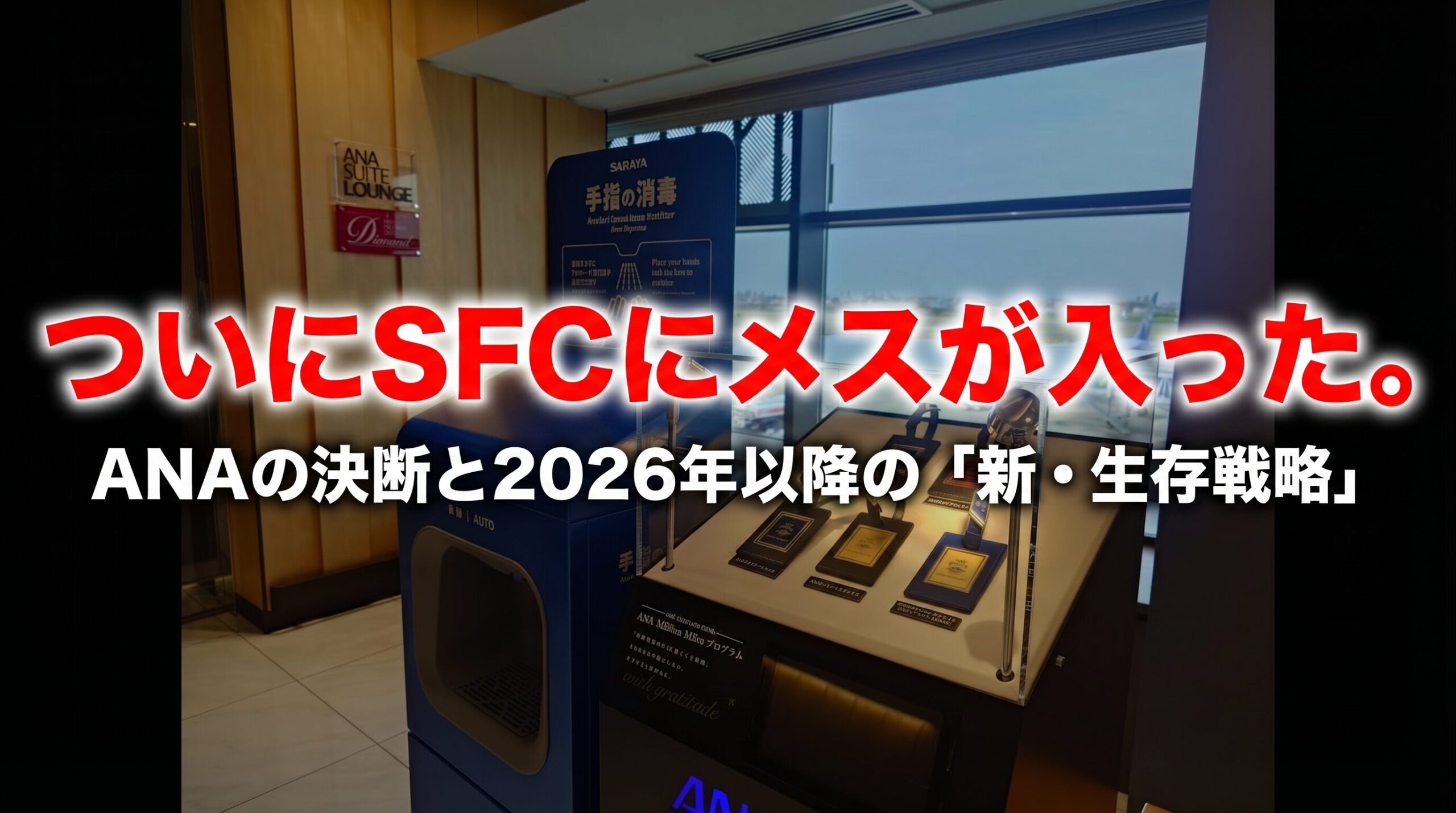 ついにSFCにメスが入った。ANAの決断と2026年以降の「新・生存戦略」