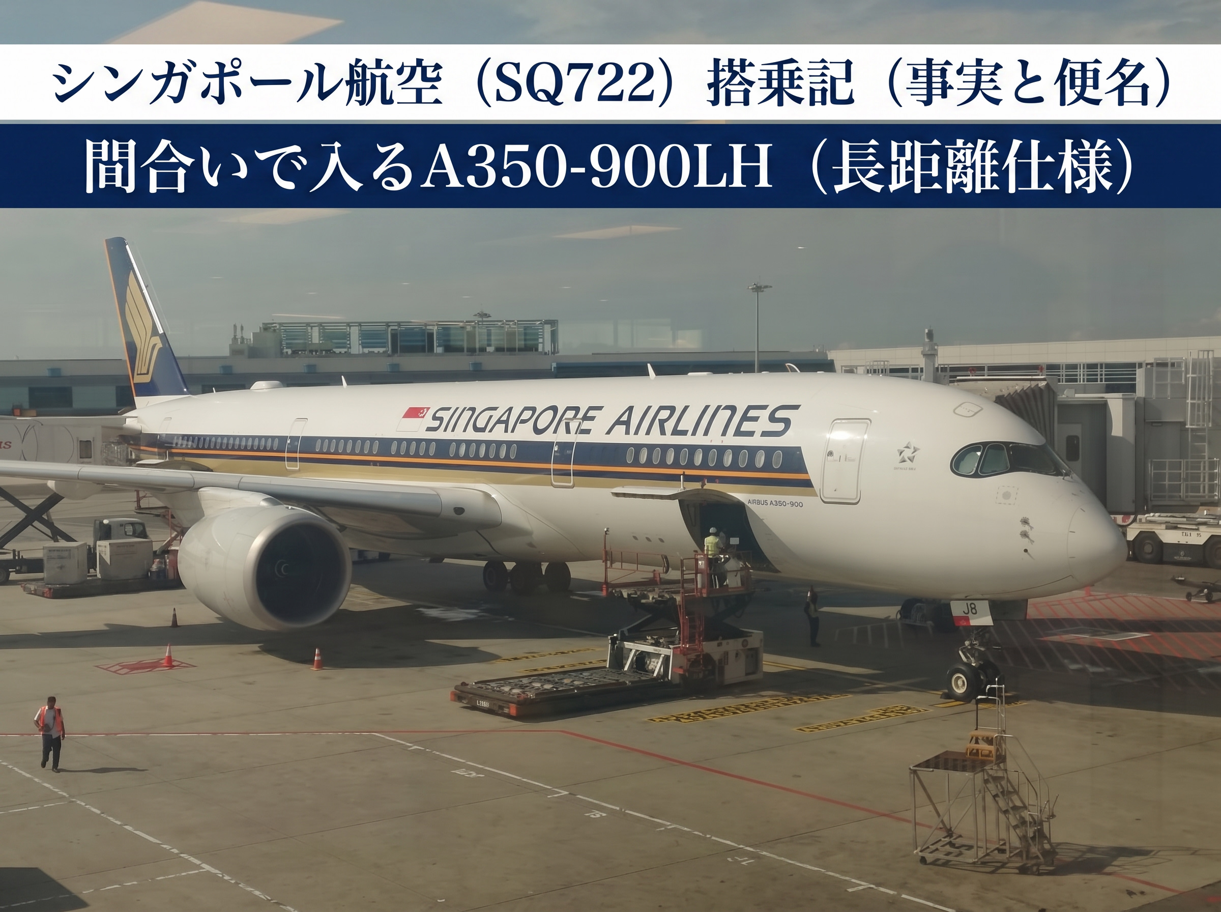 シンガポール航空（SQ722）搭乗記｜間合いで入るA350-900LH（長距離
